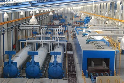 Linia do produkcji płyt cementowo-włóknistych